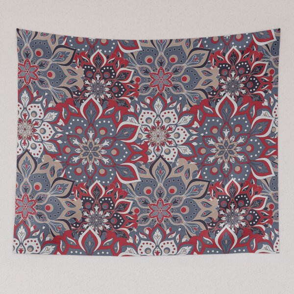 Item preview, Floral Mandala Seamless Pattern designed and sold by EVERTEESLOVER.