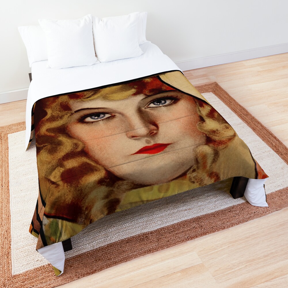 Lillian Gish, Photoplay Magazine, December 1921 by Rolf Armstrong Pin-Up Girl Vintage Art Comforter