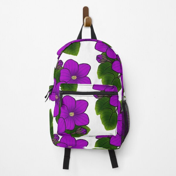 Item preview, Purple African Violets in White designed and sold by leashonlife.