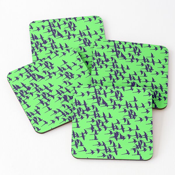 Item preview, Flock of parakeets designed and sold by Kaatsaanaq.