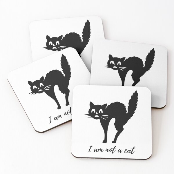 Item preview, I am not a cat | Funny Cat | Cute Cat designed and sold by TheHappyDoodler.