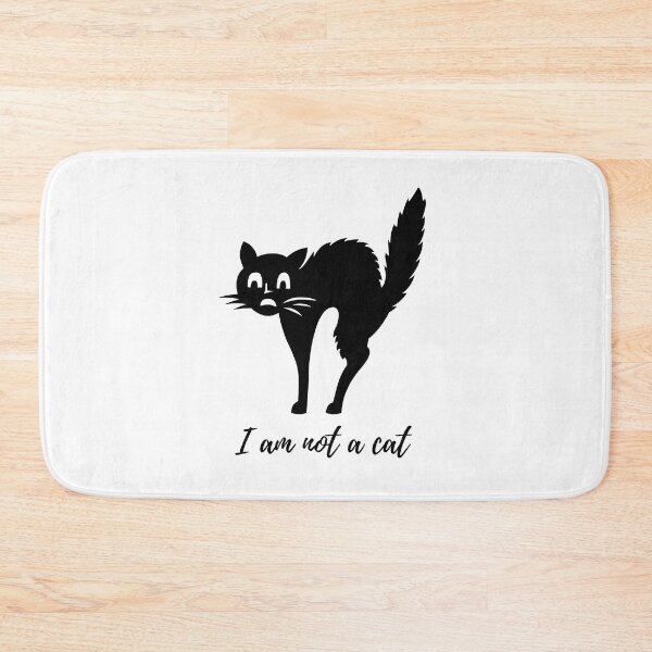 Item preview, I am not a cat | Funny Cat | Cute Cat designed and sold by TheHappyDoodler.