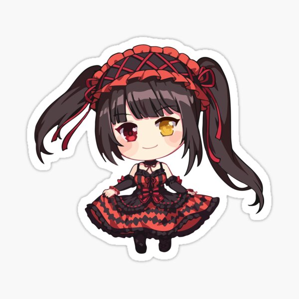 Date A Live Kurumi Tokisaki Anime Car Window Decal Sticker 009