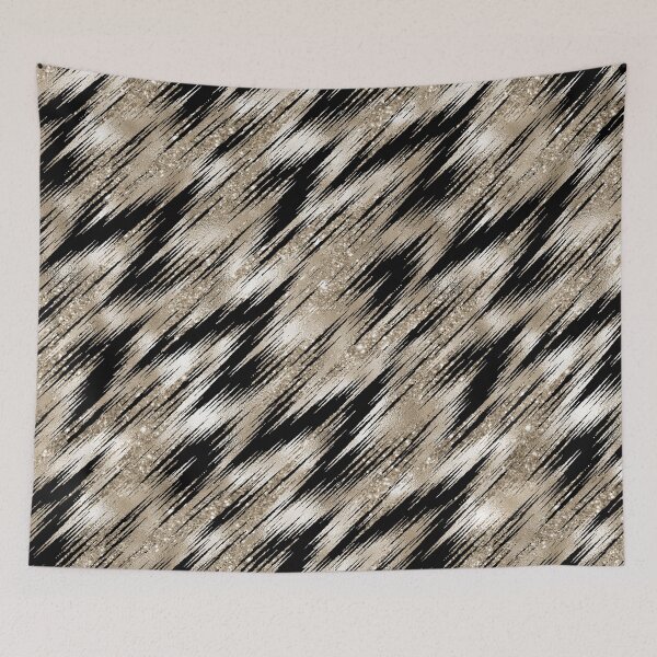 Item preview, Pinstripe Glitter & Gold designed and sold by ReesDesigns.