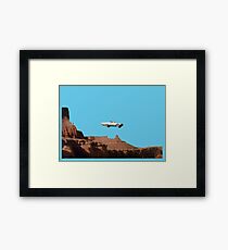 THELMA AND LOUISE CAR Framed Print