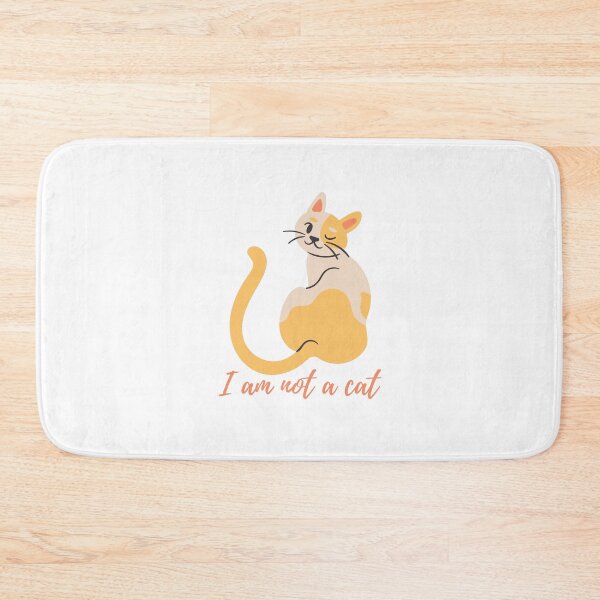 Item preview, I am not a cat | Funny Cat | Cute Cat designed and sold by TheHappyDoodler.