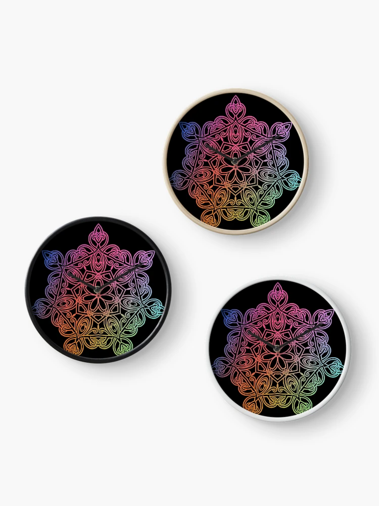 Thumbnail 3 of 4, Clock, Geometric-Designs 11 designed and sold by equiliser.