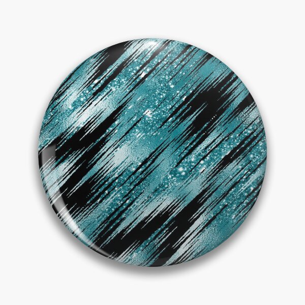 Item preview, Pinstripe Glitter & Turquoise  designed and sold by ReesDesigns.