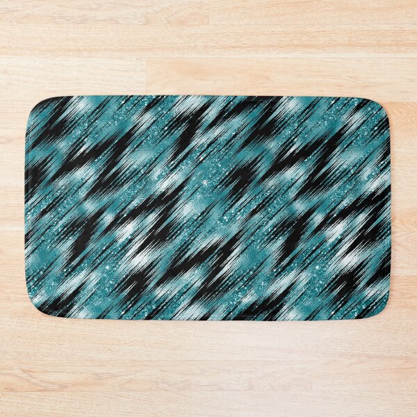 Item preview, Pinstripe Glitter & Turquoise  designed and sold by ReesDesigns.