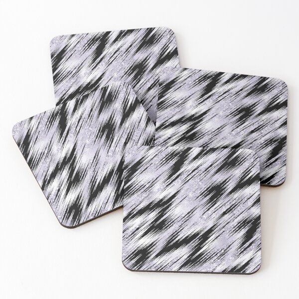 Item preview, Pinstripe Glitter & Silver designed and sold by ReesDesigns.