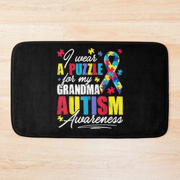 Item preview, I Wear A Puzzle For My Grandma Autism Awareness Gift  designed and sold by aguilaro.