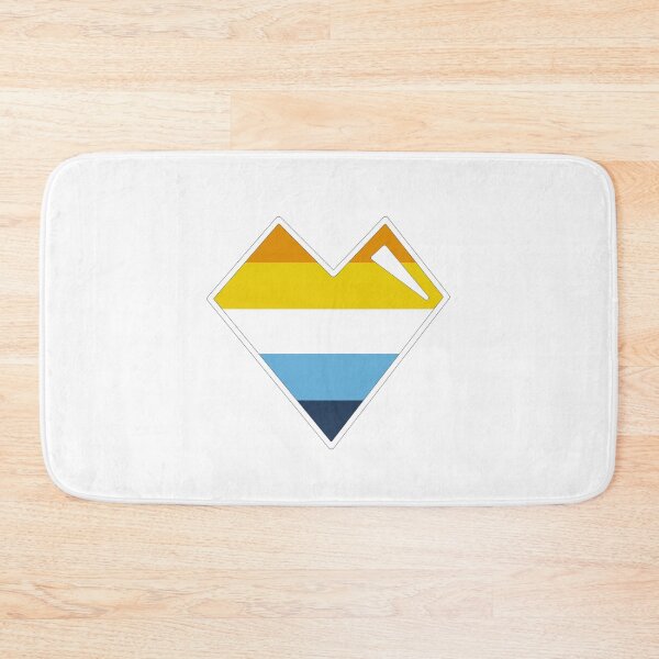 Item preview, AroAce Pride Heart (Asexual Aromantic) designed and sold by moonboi-designs.