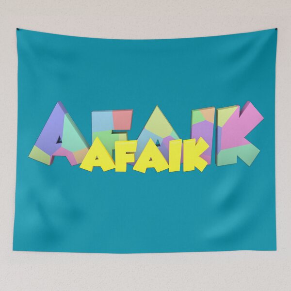 Item preview, AFAIK As Far As I Know 3D acronyms  designed and sold by roleshop.