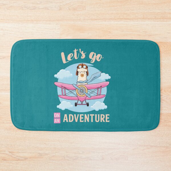 Item preview, Cute Llama Let's Go On An Adventure  designed and sold by amethystdesign.