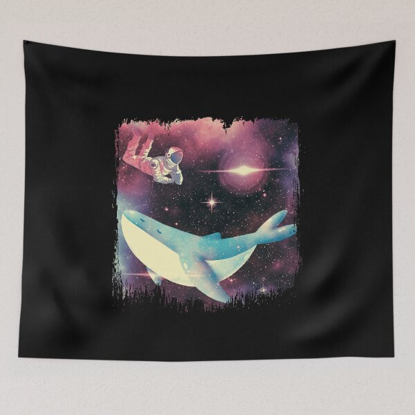 Item preview, Skywhale Astronaut Space Fantasy Composition designed and sold by OmmeDesigns.