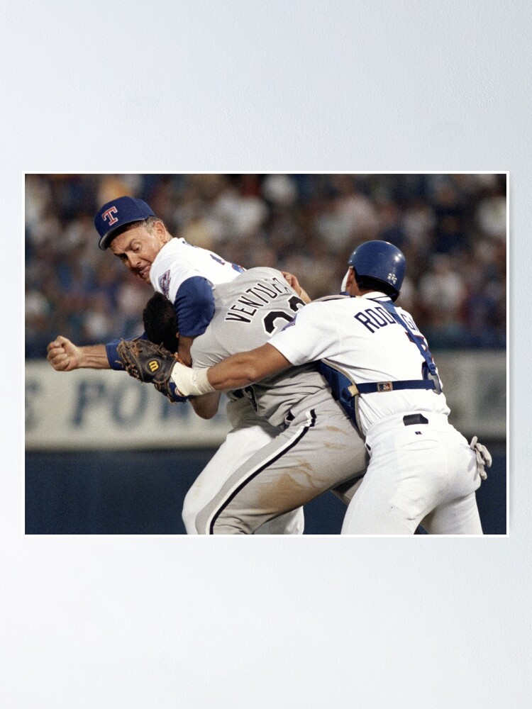 nolan ryan fight Poster for Sale by MSDSHOP01