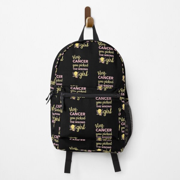 Item preview, Hey, Cancer, you picked the wrong girl  - Breast Cancer Awareness designed and sold by FightCancer.