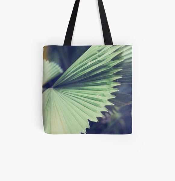 Fan Waves All Over Print Tote Bag