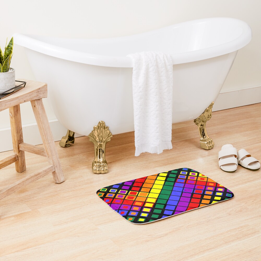 Item preview, Bath Mat designed and sold by rainbowarray.
