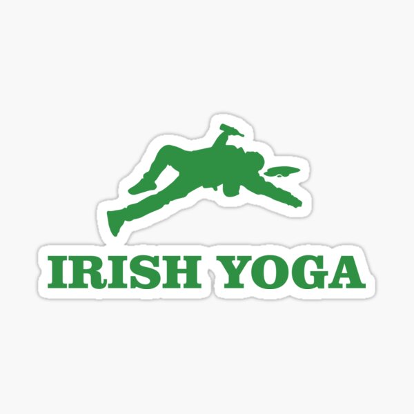 irish yoga - Irish Yoga - Sticker