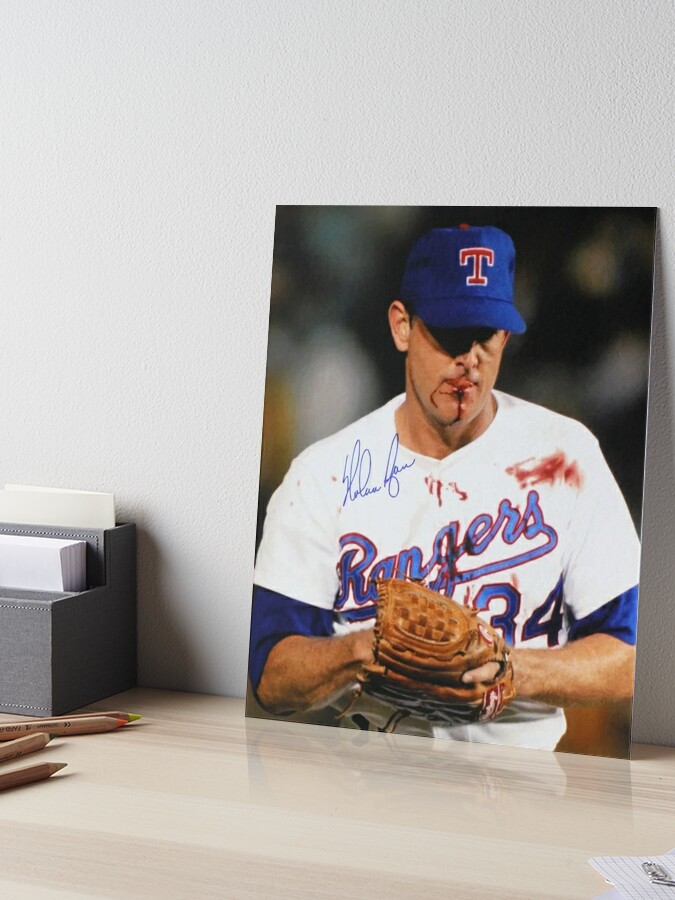 Nolan Ryan Bloody Lip Face Poster for Sale by KevinMarks