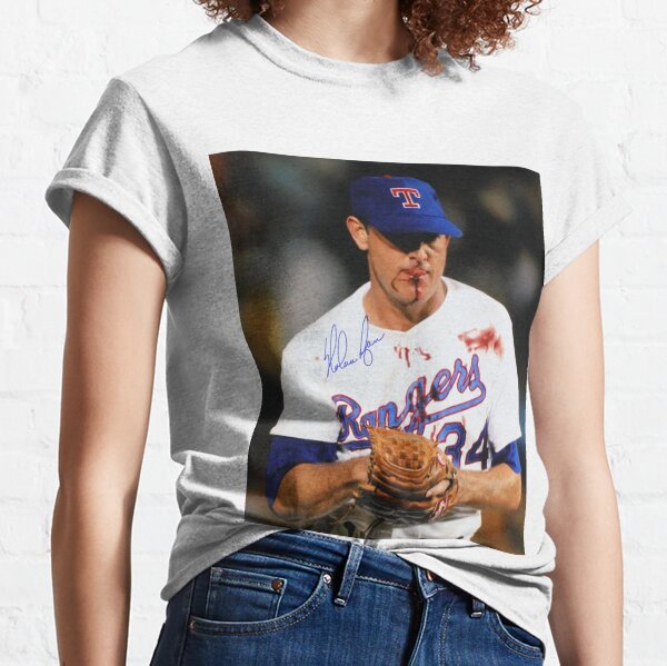 Vintage Nolan Ryan Texas Rangers T-Shirt MLB Baseball Mets Angels Astros –  For All To Envy