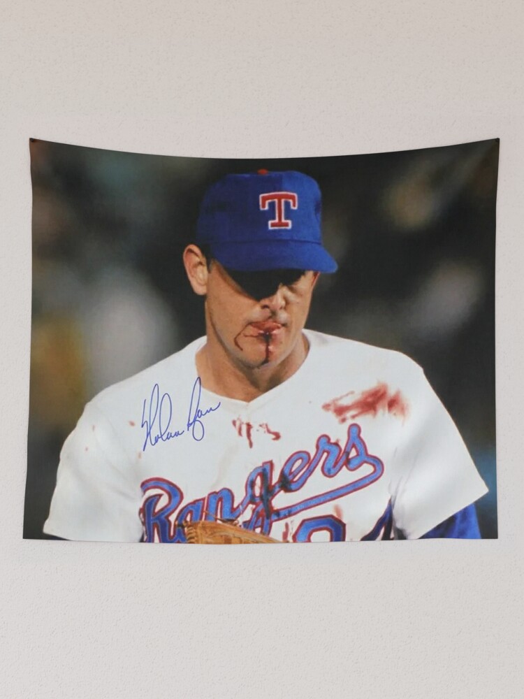 Nolan Ryan Signed Scoreboard Company Texas Rangers Jersey