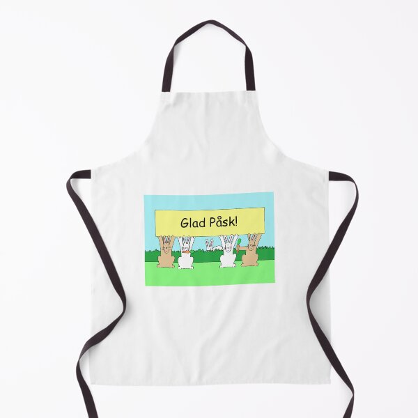 Item preview, Swedish Happy Easter Cartoon Bunnies designed and sold by KateTaylor.