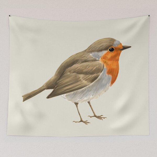 Item preview, European robin designed and sold by Milanicole.