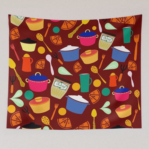 Item preview, Kitchen Utensil Patterns  designed and sold by DizaArts.