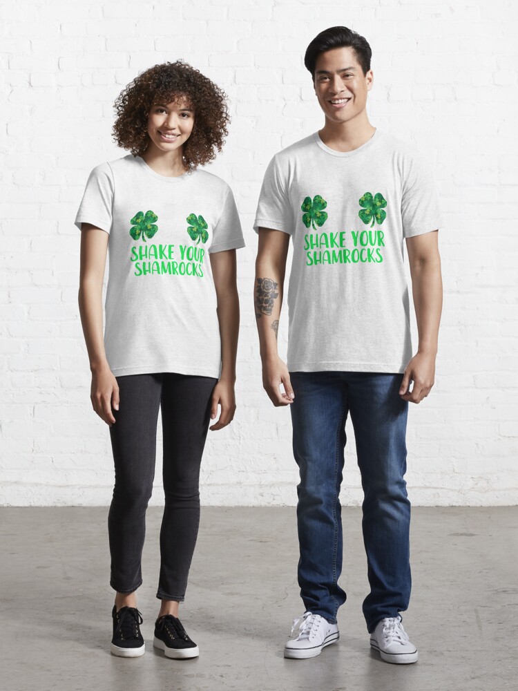  Shake Your Shamrocks - Funny Irish Shamrock Boobs T-Shirt :  Clothing, Shoes & Jewelry