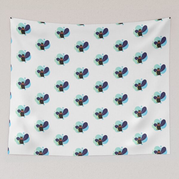 Item preview, Cute adorable black cat | Kawaii black cat  designed and sold by TheHappyDoodler.