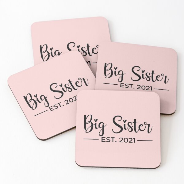 Item preview, Big Sister Est. 2021, Sis Since 2021 designed and sold by ClaudiaGrosso.