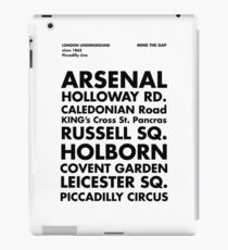 Piccadilly Line in Futura iPad Case/Skin