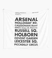 Piccadilly Line in Futura Wall Tapestry