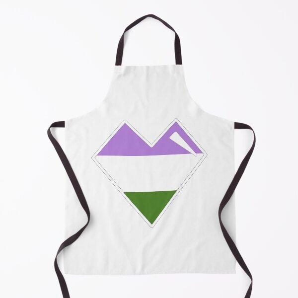 Item preview, Genderqueer Pride Heart designed and sold by moonboi-designs.