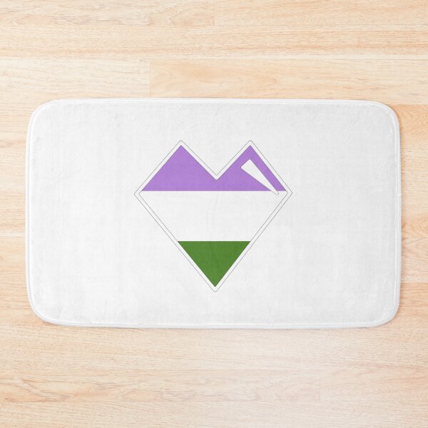 Item preview, Genderqueer Pride Heart designed and sold by moonboi-designs.