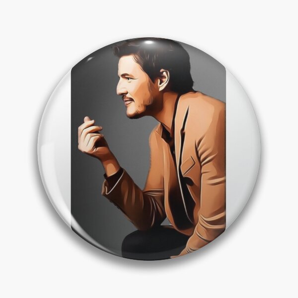 Item preview, Pedro Pascal Brooding Paint Art designed and sold by ecdato.