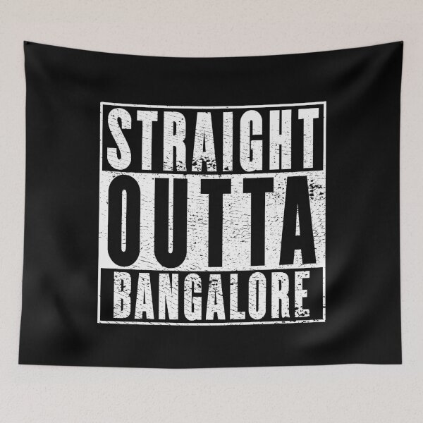 Item preview, Straight Outta Bangalore designed and sold by RandomStuffShop.