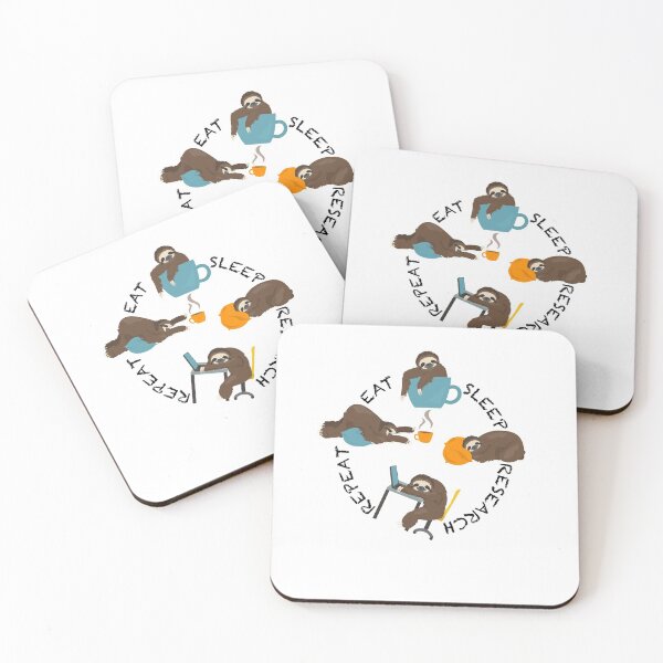 Item preview, Eat Sleep Research Repeat designed and sold by Positivet21.