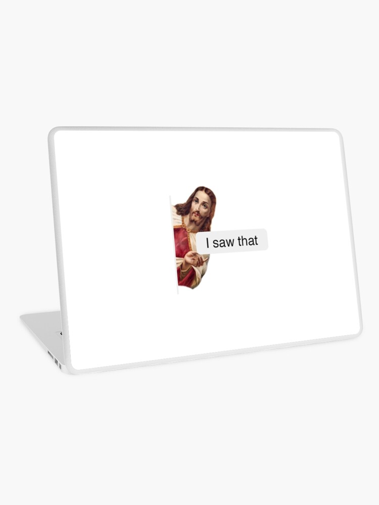 Jesus Meme Sticker Jesus is Watching Funny Stickers Jesus Joke Laptop Vinyl Sticker  Decal 