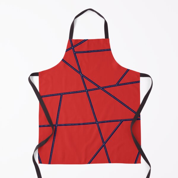 Item preview, Blue Abstract Lines Red Pattern designed and sold by Gevover.