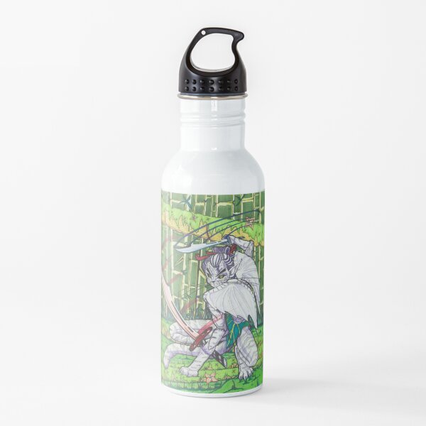 Shaman King Tiggon (A D&D Character Portrait) Water Bottle