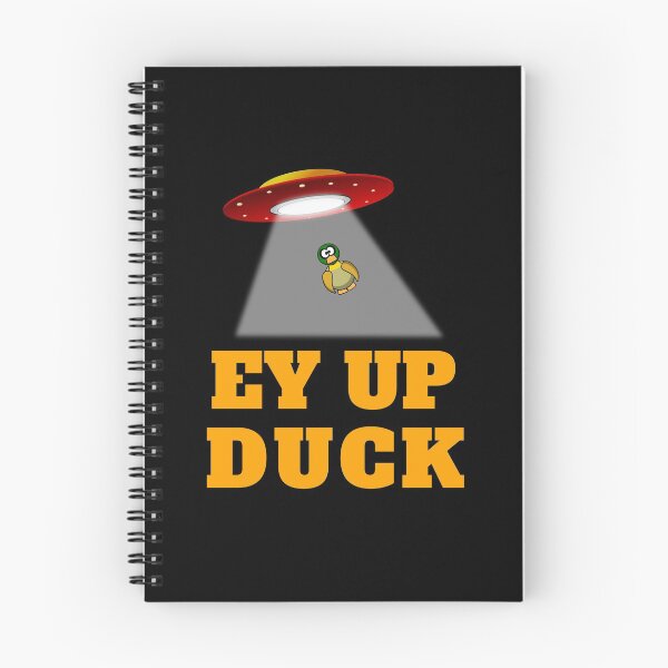 Item preview, Ey Up Duck funny Yorkshire alien abduction designed and sold by DARBOL-DESIGN.