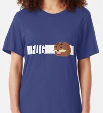 Futuristic Spurdo Fug Logo Slim Fit T-Shirt