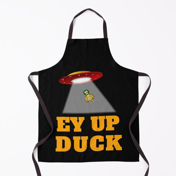 Item preview, Ey Up Duck funny Yorkshire alien abduction designed and sold by DARBOL-DESIGN.