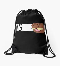 Futuristic Spurdo Fug Logo Drawstring Bag