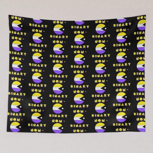 Item preview, Nom-Nom-Binary Pride LGBTQIA Non-Binary  designed and sold by LGBTQIA + Proud.