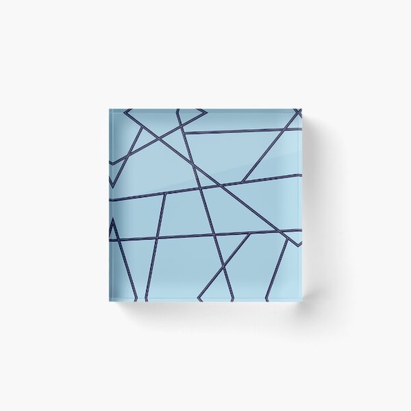 Item preview, Blue Abstract Lines Pattern designed and sold by Gevover.