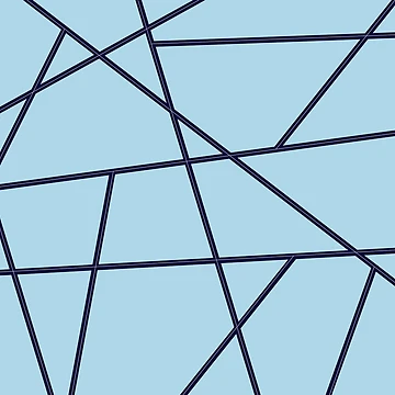 Artwork thumbnail, Blue Abstract Lines Pattern by Gevover
